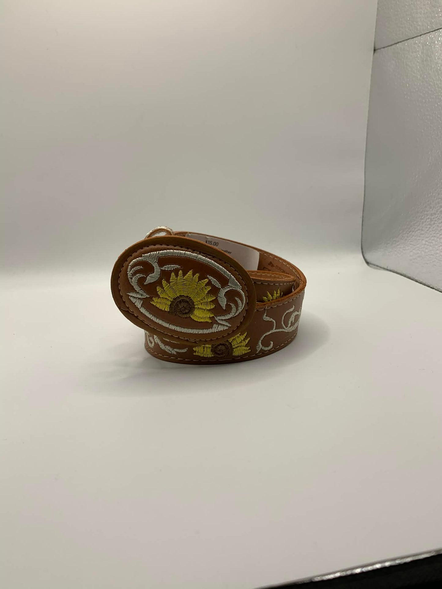 Kids Sunflower Belt (Brown)