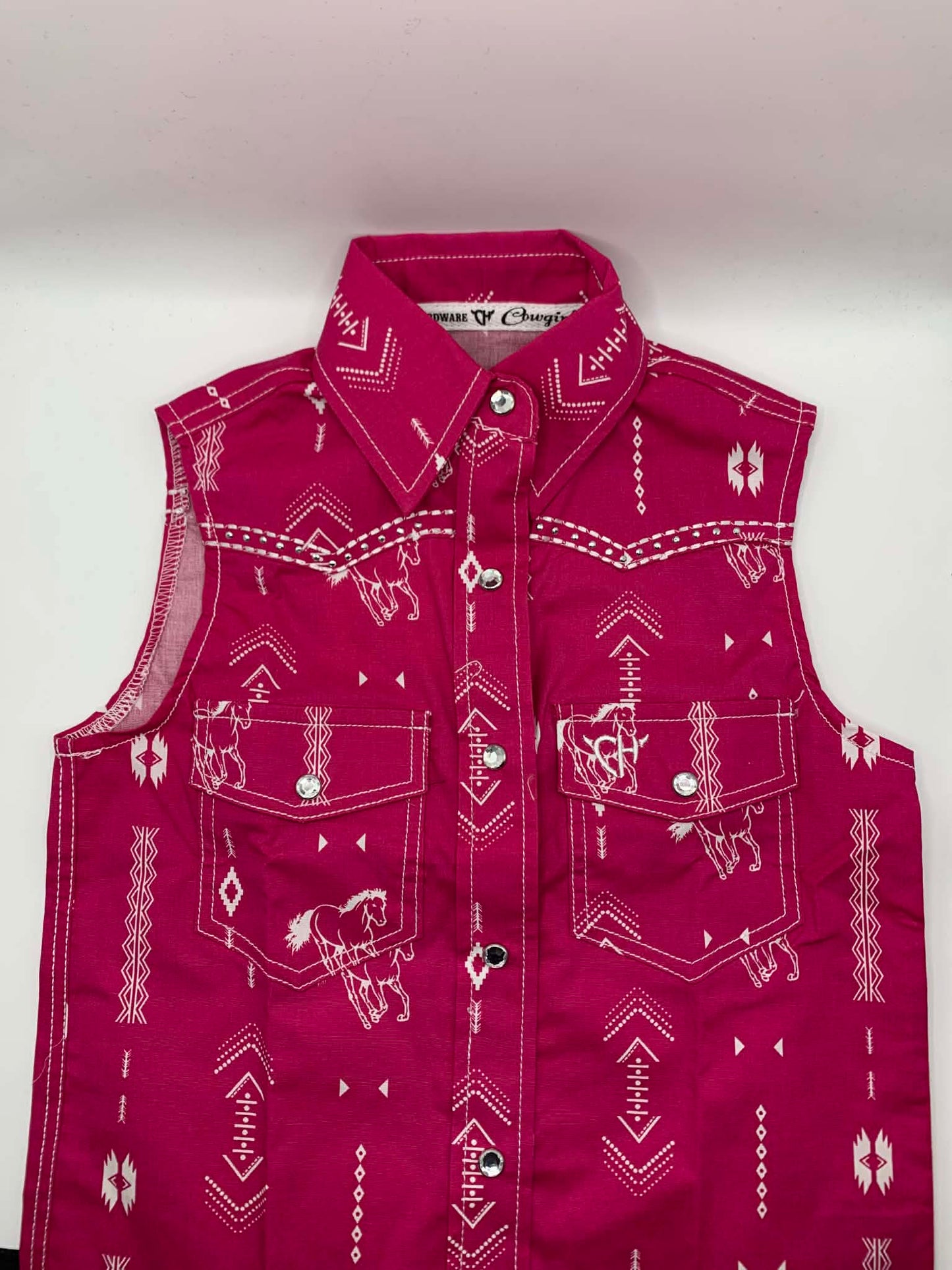 Youth Girls Pink/White