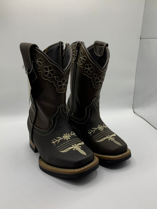 Kids Dark Brown with Zipper