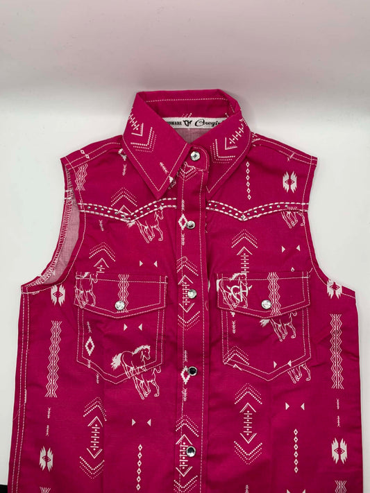 Youth Girls Pink/White