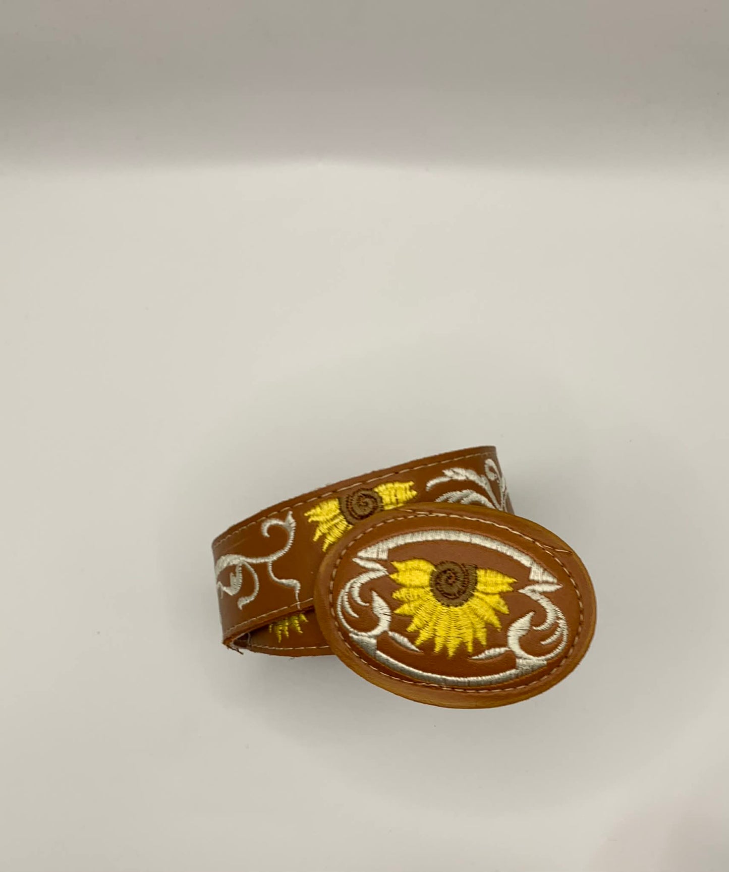 Kids Sunflower Belt (Brown)