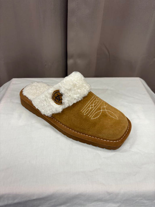 Women Jackie Square Toe Brown